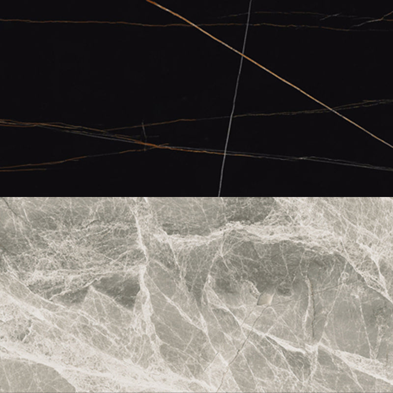 Modern Marble Counter Table with Rectangle Table Top Natural Trestle Table - 42" H Clearhalo 'Bar Furniture' 'Bar Tables' 'bar_tables' 'furn' 'furn_bar_tables' 'Furniture' 'furniture_bar_tables' 'Kitchen & Dining Furniture' 4472139