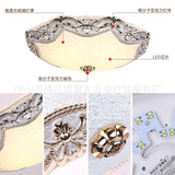 Blossom Milky Glass Ceiling Lighting Vintage Dining Hall LED Flush Mount Light in Gold, 16"/19.5" Width Clearhalo 'Ceiling Lights' 'Close To Ceiling Lights' 'Close to ceiling' 'Flush mount' Lighting' 4475733496_1089312144