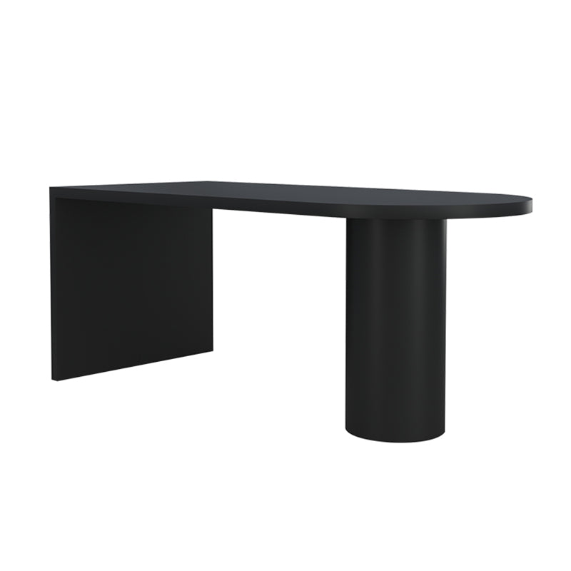 Solid Wood Contemporary Freeform Table Beech Wood Top Table for Dining Room Black Without Chairs Clearhalo ' dining_table' 'Dining Tables & Seating' 'Dining Tables' 'furn' 'furn_dining_table' 'Furniture' 'furniture_dining_table' 'Kitchen & Dining Furniture' 'kitchen&dining_furn' 'kitchen' 'kitchen_dining_table' 4480172