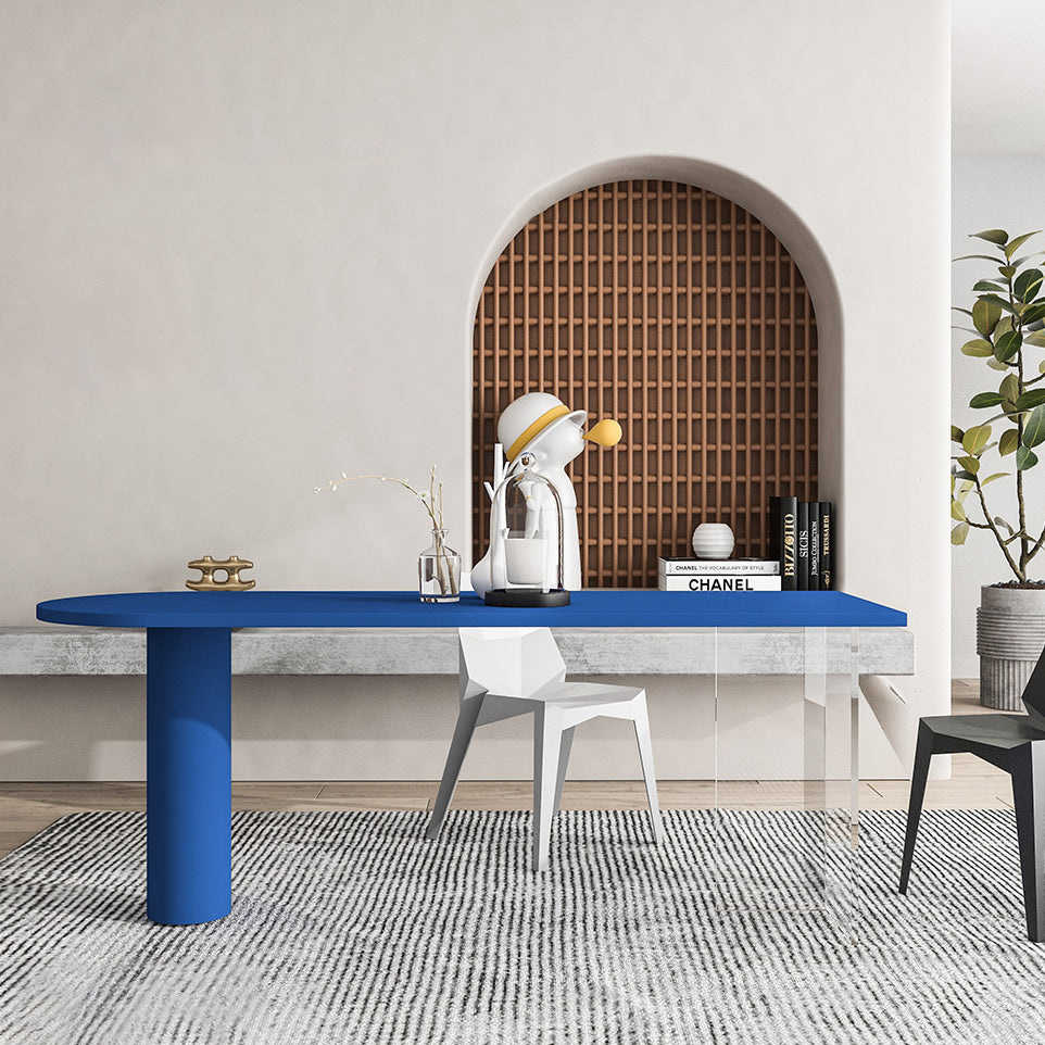 Modern Style Double Pedestal Furniture Pine Solid Wood Dining Room Collection Clearhalo ' dining_table' 'Dining Tables & Seating' 'Dining Tables' 'furn' 'furn_dining_table' 'Furniture' 'furniture_dining_table' 'Kitchen & Dining Furniture' 'kitchen&dining_furn' 'kitchen' 'kitchen_dining_table' 4480225