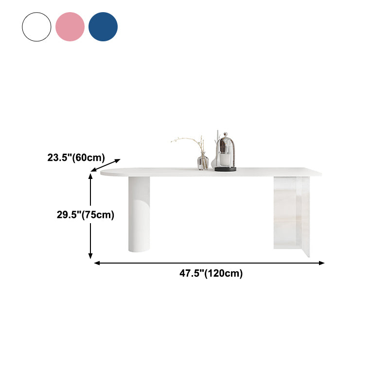 Modern Style Double Pedestal Furniture Pine Solid Wood Dining Room Collection Clearhalo ' dining_table' 'Dining Tables & Seating' 'Dining Tables' 'furn' 'furn_dining_table' 'Furniture' 'furniture_dining_table' 'Kitchen & Dining Furniture' 'kitchen&dining_furn' 'kitchen' 'kitchen_dining_table' 4480232