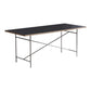 Rectangle Shape Dining Table Solid Wood Table Luxury Style with Sled Base Black Without Chairs Clearhalo ' dining_table' 'Dining Tables & Seating' 'Dining Tables' 'furn' 'furn_dining_table' 'Furniture' 'furniture_dining_table' 'Kitchen & Dining Furniture' 'kitchen&dining_furn' 'kitchen' 'kitchen_dining_table' 4480253