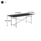 Rectangle Shape Dining Table Solid Wood Table Luxury Style with Sled Base Clearhalo ' dining_table' 'Dining Tables & Seating' 'Dining Tables' 'furn' 'furn_dining_table' 'Furniture' 'furniture_dining_table' 'Kitchen & Dining Furniture' 'kitchen&dining_furn' 'kitchen' 'kitchen_dining_table' 4480263
