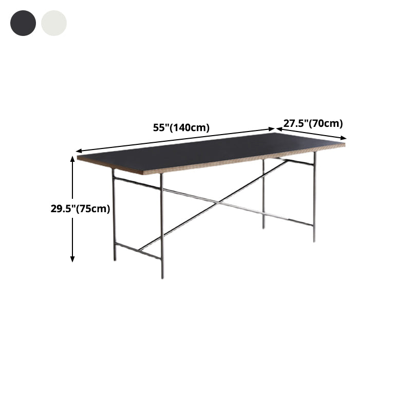 Rectangle Shape Dining Table Solid Wood Table Luxury Style with Sled Base Clearhalo ' dining_table' 'Dining Tables & Seating' 'Dining Tables' 'furn' 'furn_dining_table' 'Furniture' 'furniture_dining_table' 'Kitchen & Dining Furniture' 'kitchen&dining_furn' 'kitchen' 'kitchen_dining_table' 4480263