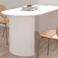 Contemporary Style Stone Dining Table Double Pedestal Table for Dining Room Clearhalo ' dining_table' 'Dining Tables & Seating' 'Dining Tables' 'furn' 'furn_dining_table' 'Furniture' 'furniture_dining_table' 'Kitchen & Dining Furniture' 'kitchen&dining_furn' 'kitchen' 'kitchen_dining_table' 4480275