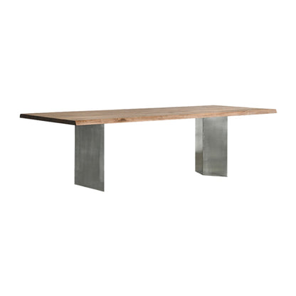 Rectangle Luxury Style Dining Table Solid Wood Double Pedestal Table for Home Use Without Chairs Clearhalo ' dining_table' 'Dining Tables & Seating' 'Dining Tables' 'furn' 'furn_dining_table' 'Furniture' 'furniture_dining_table' 'Kitchen & Dining Furniture' 'kitchen&dining_furn' 'kitchen' 'kitchen_dining_table' 4480313