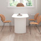 Contemporary Style Furniture Double Pedestal Dining Site Table for Dining Room Wood 55.1"L x 27.6"W x 29.5"H Without Chairs Clearhalo ' dining_table' 'Dining Tables & Seating' 'Dining Tables' 'furn' 'furn_dining_table' 'Furniture' 'furniture_dining_table' 'Kitchen & Dining Furniture' 'kitchen&dining_furn' 'kitchen' 'kitchen_dining_table' 4480355