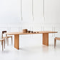 Rectangle Double Pedestal Table Simplicity Solid Wood Table for Restaurant Natural 70.9"L x 31.5"W x 29.5"H Without Chairs Clearhalo ' dining_table' 'Dining Tables & Seating' 'Dining Tables' 'furn' 'furn_dining_table' 'Furniture' 'furniture_dining_table' 'Kitchen & Dining Furniture' 'kitchen&dining_furn' 'kitchen' 'kitchen_dining_table' 4480378