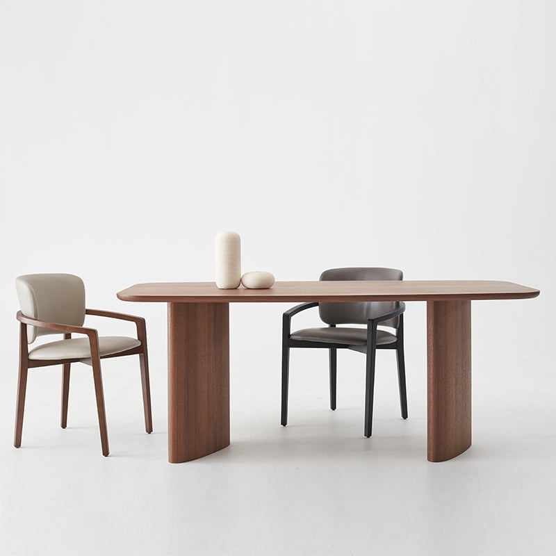 Solid Wood Contemporary Rectangle Table Pine Wood Top Table for Dining Room Brown 47.2"L x 23.6"W x 29.5"H Without Chairs Clearhalo ' dining_table' 'Dining Tables & Seating' 'Dining Tables' 'furn' 'furn_dining_table' 'Furniture' 'furniture_dining_table' 'Kitchen & Dining Furniture' 'kitchen&dining_furn' 'kitchen' 'kitchen_dining_table' 4480423