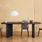 Solid Wood Contemporary Rectangle Table Pine Wood Top Table for Dining Room Black Without Chairs Clearhalo ' dining_table' 'Dining Tables & Seating' 'Dining Tables' 'furn' 'furn_dining_table' 'Furniture' 'furniture_dining_table' 'Kitchen & Dining Furniture' 'kitchen&dining_furn' 'kitchen' 'kitchen_dining_table' 4480425