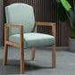 Contemporary Dining Arm Chair Matte Finish Solid Wood Parsons Chair with 4 Legs Mint Green 1 Piece Clearhalo ' kitchen&dining_furn' 'Dining Chairs' 'Dining Tables & Seating' 'dining_chair' 'furn' 'furn_dining_chair' 'Furniture' 'furniture_dining_chair' 'Kitchen & Dining Furniture' 'kitchen' 4480439