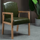 Contemporary Dining Arm Chair Matte Finish Solid Wood Parsons Chair with 4 Legs Blackish Green 1 Piece Clearhalo ' kitchen&dining_furn' 'Dining Chairs' 'Dining Tables & Seating' 'dining_chair' 'furn' 'furn_dining_chair' 'Furniture' 'furniture_dining_chair' 'Kitchen & Dining Furniture' 'kitchen' 4480459