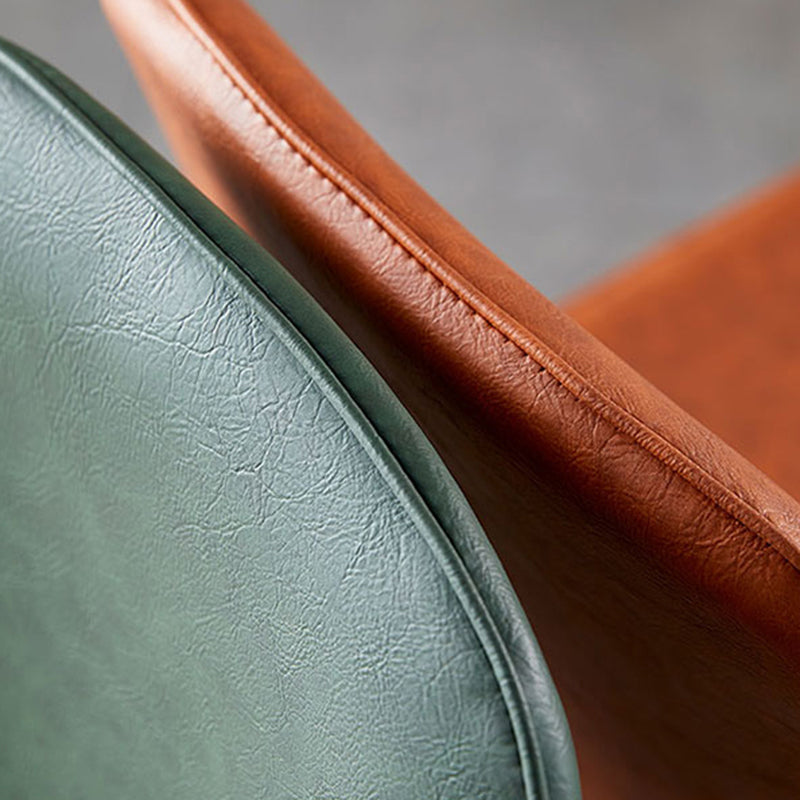 Nordic Style Kitchen Metal Dining Chairs Dining Armless Side Chair Clearhalo ' kitchen&dining_furn' 'Dining Chairs' 'Dining Tables & Seating' 'dining_chair' 'furn' 'furn_dining_chair' 'Furniture' 'furniture_dining_chair' 'Kitchen & Dining Furniture' 'kitchen' 4480478