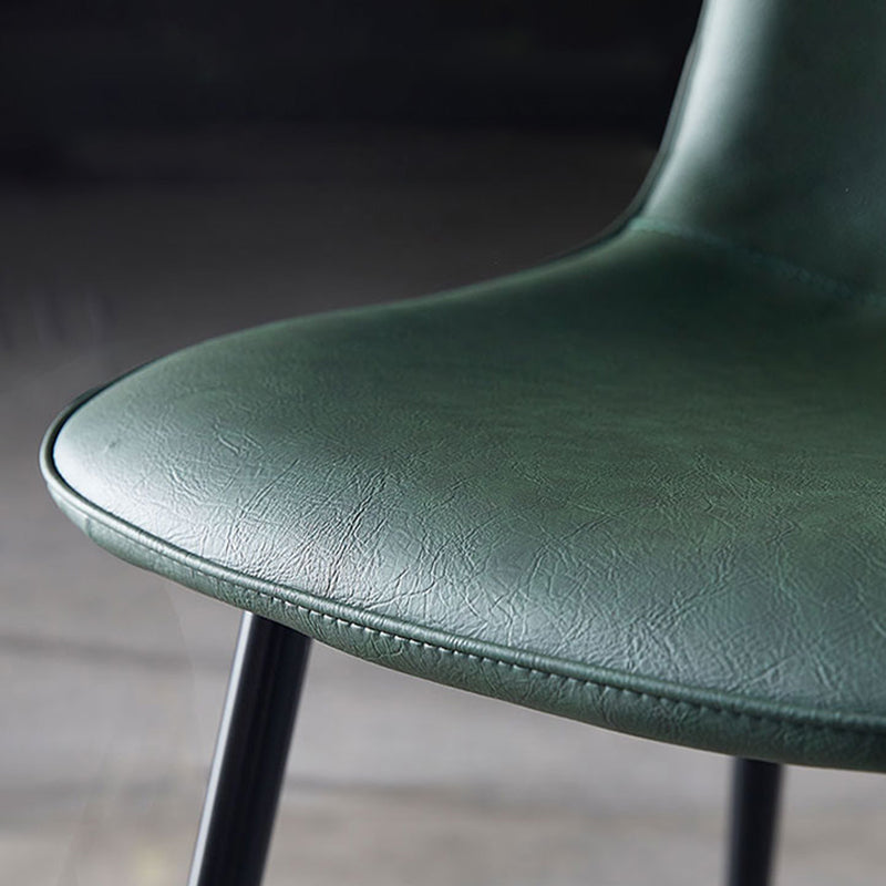 Nordic Style Kitchen Metal Dining Chairs Dining Armless Side Chair Clearhalo ' kitchen&dining_furn' 'Dining Chairs' 'Dining Tables & Seating' 'dining_chair' 'furn' 'furn_dining_chair' 'Furniture' 'furniture_dining_chair' 'Kitchen & Dining Furniture' 'kitchen' 4480480