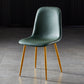 Nordic Style Kitchen Metal Dining Chairs Dining Armless Side Chair Green 1 Piece Brass Gold Clearhalo ' kitchen&dining_furn' 'Dining Chairs' 'Dining Tables & Seating' 'dining_chair' 'furn' 'furn_dining_chair' 'Furniture' 'furniture_dining_chair' 'Kitchen & Dining Furniture' 'kitchen' 4480481