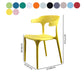 Contemporary Restaurant Plastic Arm Chair Matte Finish Open Back Dining Chair Clearhalo ' kitchen&dining_furn' 'Dining Chairs' 'Dining Tables & Seating' 'dining_chair' 'Furniture' 'furniture_dining_chair' 'Kitchen & Dining Furniture' 'kitchen' 4480577