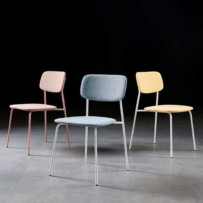 Contemporary Style Kitchen Metal Dining Chairs Dining Armless Side Chair Clearhalo ' kitchen&dining_furn' 'Dining Chairs' 'Dining Tables & Seating' 'dining_chair' 'furn' 'furn_dining_chair' 'Furniture' 'furniture_dining_chair' 'Kitchen & Dining Furniture' 'kitchen' 4480578