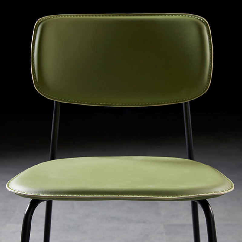 Contemporary Style Kitchen Metal Dining Chairs Dining Armless Side Chair Clearhalo ' kitchen&dining_furn' 'Dining Chairs' 'Dining Tables & Seating' 'dining_chair' 'furn' 'furn_dining_chair' 'Furniture' 'furniture_dining_chair' 'Kitchen & Dining Furniture' 'kitchen' 4480589