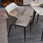 Contemporary Style Metal Dining Chairs Kitchen Open Back Arm Side Chairs Off-White 1 Piece Clearhalo ' kitchen&dining_furn' 'Dining Chairs' 'Dining Tables & Seating' 'dining_chair' 'furn' 'furn_dining_chair' 'Furniture' 'furniture_dining_chair' 'Kitchen & Dining Furniture' 'kitchen' 4480647