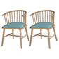 Contemporary Wood Arm Chair Natural Windsor Back Dining Chair for Kitchen Pea Green 2 Piece Set Clearhalo ' kitchen&dining_furn' 'Dining Chairs' 'Dining Tables & Seating' 'dining_chair' 'furn' 'furn_dining_chair' 'Furniture' 'furniture_dining_chair' 'Kitchen & Dining Furniture' 'kitchen' 4480669