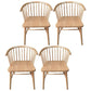 Contemporary Wood Arm Chair Natural Windsor Back Dining Chair for Kitchen Wood 4 Piece Set Clearhalo ' kitchen&dining_furn' 'Dining Chairs' 'Dining Tables & Seating' 'dining_chair' 'furn' 'furn_dining_chair' 'Furniture' 'furniture_dining_chair' 'Kitchen & Dining Furniture' 'kitchen' 4480677