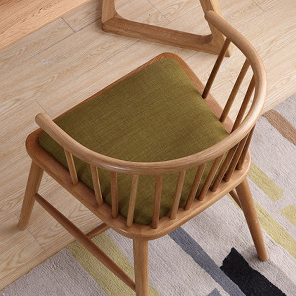 Contemporary Wood Arm Chair Natural Windsor Back Dining Chair for Kitchen Clearhalo ' kitchen&dining_furn' 'Dining Chairs' 'Dining Tables & Seating' 'dining_chair' 'furn' 'furn_dining_chair' 'Furniture' 'furniture_dining_chair' 'Kitchen & Dining Furniture' 'kitchen' 4480683