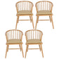 Contemporary Wood Arm Chair Natural Windsor Back Dining Chair for Kitchen Camel 4 Piece Set Clearhalo ' kitchen&dining_furn' 'Dining Chairs' 'Dining Tables & Seating' 'dining_chair' 'furn' 'furn_dining_chair' 'Furniture' 'furniture_dining_chair' 'Kitchen & Dining Furniture' 'kitchen' 4480684