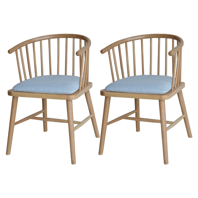 Contemporary Wood Arm Chair Natural Windsor Back Dining Chair for Kitchen Sky Blue 2 Piece Set Clearhalo ' kitchen&dining_furn' 'Dining Chairs' 'Dining Tables & Seating' 'dining_chair' 'furn' 'furn_dining_chair' 'Furniture' 'furniture_dining_chair' 'Kitchen & Dining Furniture' 'kitchen' 4480688