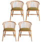 Contemporary Wood Arm Chair Natural Windsor Back Dining Chair for Kitchen Green 4 Piece Set Clearhalo ' kitchen&dining_furn' 'Dining Chairs' 'Dining Tables & Seating' 'dining_chair' 'furn' 'furn_dining_chair' 'Furniture' 'furniture_dining_chair' 'Kitchen & Dining Furniture' 'kitchen' 4480693