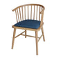 Contemporary Wood Arm Chair Natural Windsor Back Dining Chair for Kitchen Blue 1 Piece Clearhalo ' kitchen&dining_furn' 'Dining Chairs' 'Dining Tables & Seating' 'dining_chair' 'furn' 'furn_dining_chair' 'Furniture' 'furniture_dining_chair' 'Kitchen & Dining Furniture' 'kitchen' 4480697