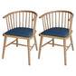 Contemporary Wood Arm Chair Natural Windsor Back Dining Chair for Kitchen Blue 2 Piece Set Clearhalo ' kitchen&dining_furn' 'Dining Chairs' 'Dining Tables & Seating' 'dining_chair' 'furn' 'furn_dining_chair' 'Furniture' 'furniture_dining_chair' 'Kitchen & Dining Furniture' 'kitchen' 4480698