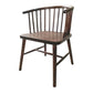 Contemporary Wood Arm Chair Natural Windsor Back Dining Chair for Kitchen Walnut 1 Piece Clearhalo ' kitchen&dining_furn' 'Dining Chairs' 'Dining Tables & Seating' 'dining_chair' 'furn' 'furn_dining_chair' 'Furniture' 'furniture_dining_chair' 'Kitchen & Dining Furniture' 'kitchen' 4480700