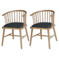 Contemporary Wood Arm Chair Natural Windsor Back Dining Chair for Kitchen Grey 2 Piece Set Clearhalo ' kitchen&dining_furn' 'Dining Chairs' 'Dining Tables & Seating' 'dining_chair' 'furn' 'furn_dining_chair' 'Furniture' 'furniture_dining_chair' 'Kitchen & Dining Furniture' 'kitchen' 4480710