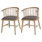Contemporary Wood Arm Chair Natural Windsor Back Dining Chair for Kitchen Coffee 2 Piece Set Clearhalo ' kitchen&dining_furn' 'Dining Chairs' 'Dining Tables & Seating' 'dining_chair' 'furn' 'furn_dining_chair' 'Furniture' 'furniture_dining_chair' 'Kitchen & Dining Furniture' 'kitchen' 4480713
