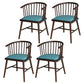 Contemporary Wood Arm Chair Natural Windsor Back Dining Chair for Kitchen Airy Blue 4 Piece Set Clearhalo ' kitchen&dining_furn' 'Dining Chairs' 'Dining Tables & Seating' 'dining_chair' 'furn' 'furn_dining_chair' 'Furniture' 'furniture_dining_chair' 'Kitchen & Dining Furniture' 'kitchen' 4480717
