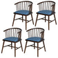 Contemporary Wood Arm Chair Natural Windsor Back Dining Chair for Kitchen Light Blue 4 Piece Set Clearhalo ' kitchen&dining_furn' 'Dining Chairs' 'Dining Tables & Seating' 'dining_chair' 'furn' 'furn_dining_chair' 'Furniture' 'furniture_dining_chair' 'Kitchen & Dining Furniture' 'kitchen' 4480726