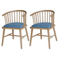Contemporary Wood Arm Chair Natural Windsor Back Dining Chair for Kitchen Water Blue 2 Piece Set Clearhalo ' kitchen&dining_furn' 'Dining Chairs' 'Dining Tables & Seating' 'dining_chair' 'furn' 'furn_dining_chair' 'Furniture' 'furniture_dining_chair' 'Kitchen & Dining Furniture' 'kitchen' 4480731