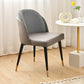 Scandinavian Style Upholstered Armless Dining Chairs Solid Back Dining Side Chair Light Gray 1 Piece Clearhalo ' kitchen&dining_furn' 'Dining Chairs' 'Dining Tables & Seating' 'dining_chair' 'furn' 'furn_dining_chair' 'Furniture' 'furniture_dining_chair' 'Kitchen & Dining Furniture' 'kitchen' 4480741