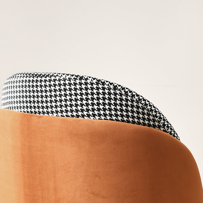 Scandinavian Style Upholstered Armless Dining Chairs Solid Back Dining Side Chair Clearhalo ' kitchen&dining_furn' 'Dining Chairs' 'Dining Tables & Seating' 'dining_chair' 'furn' 'furn_dining_chair' 'Furniture' 'furniture_dining_chair' 'Kitchen & Dining Furniture' 'kitchen' 4480745