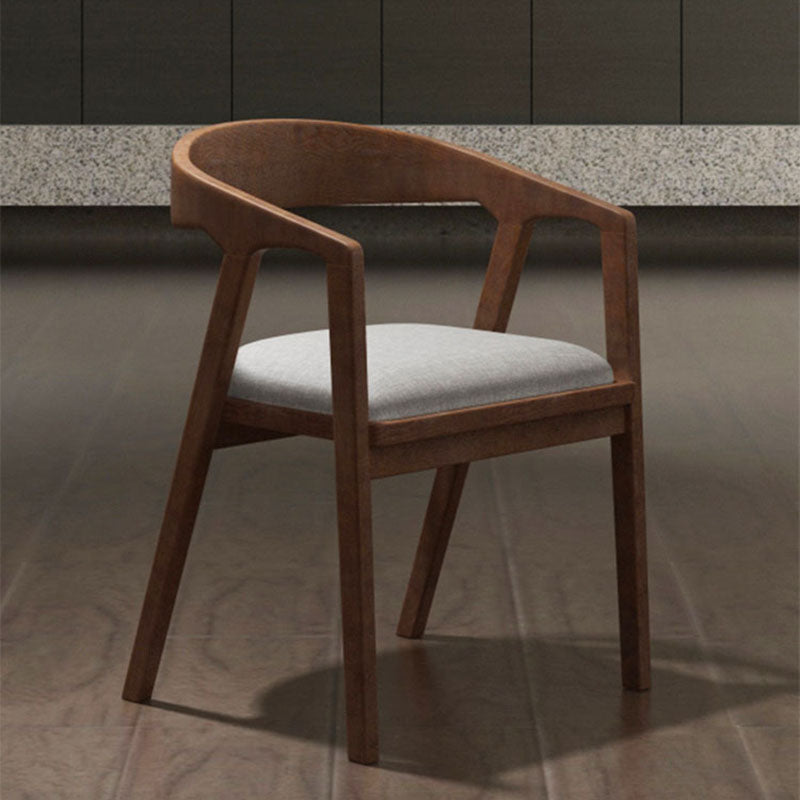 Traditional Style Dining Chair Kitchen Arm Dining Chair with Wooden Legs Clearhalo ' kitchen&dining_furn' 'Dining Chairs' 'Dining Tables & Seating' 'dining_chair' 'furn' 'furn_dining_chair' 'Furniture' 'furniture_dining_chair' 'Kitchen & Dining Furniture' 'kitchen' 4480758