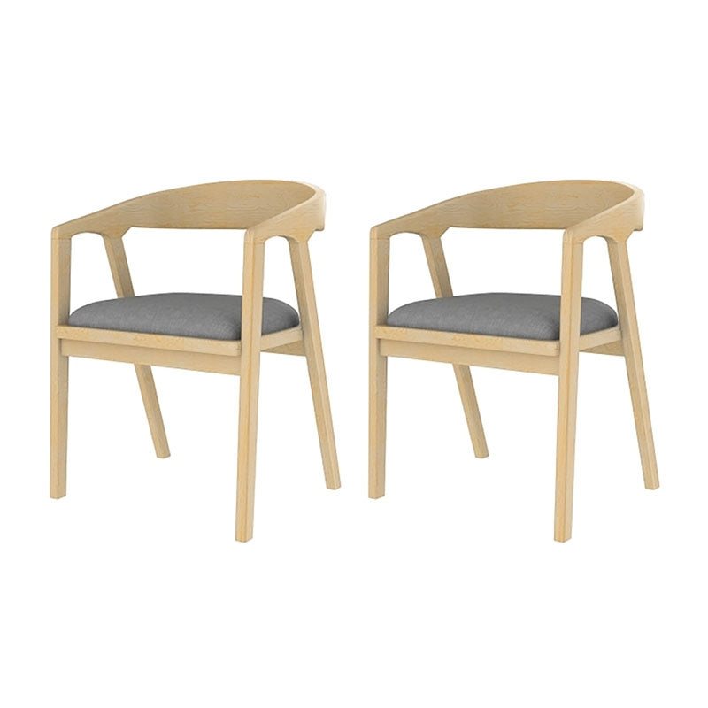 Traditional Style Dining Chair Kitchen Arm Dining Chair with Wooden Legs Wood 2 Piece Set Clearhalo ' kitchen&dining_furn' 'Dining Chairs' 'Dining Tables & Seating' 'dining_chair' 'furn' 'furn_dining_chair' 'Furniture' 'furniture_dining_chair' 'Kitchen & Dining Furniture' 'kitchen' 4480779