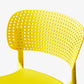 Stackable Plastic Home Side Chair Contemporary Open Back Dining Chair Clearhalo ' kitchen&dining_furn' 'Dining Chairs' 'Dining Tables & Seating' 'dining_chair' 'furn' 'furn_dining_chair' 'Furniture' 'furniture_dining_chair' 'Kitchen & Dining Furniture' 'kitchen' 4480838