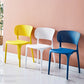 Stackable Plastic Home Side Chair Contemporary Open Back Dining Chair Clearhalo ' kitchen&dining_furn' 'Dining Chairs' 'Dining Tables & Seating' 'dining_chair' 'furn' 'furn_dining_chair' 'Furniture' 'furniture_dining_chair' 'Kitchen & Dining Furniture' 'kitchen' 4480845