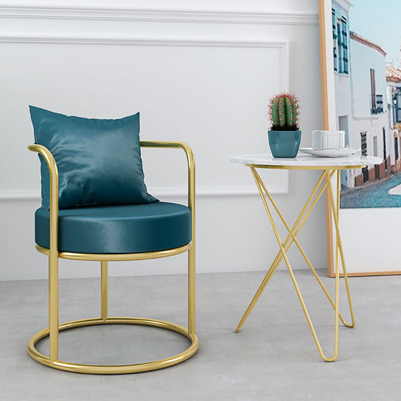 Scandinavian Design Open Back Dining Side Chairs Linen Fabric Dining Chair Clearhalo ' kitchen&dining_furn' 'Dining Chairs' 'Dining Tables & Seating' 'dining_chair' 'furn' 'furn_dining_chair' 'Furniture' 'furniture_dining_chair' 'Kitchen & Dining Furniture' 'kitchen' 4480906