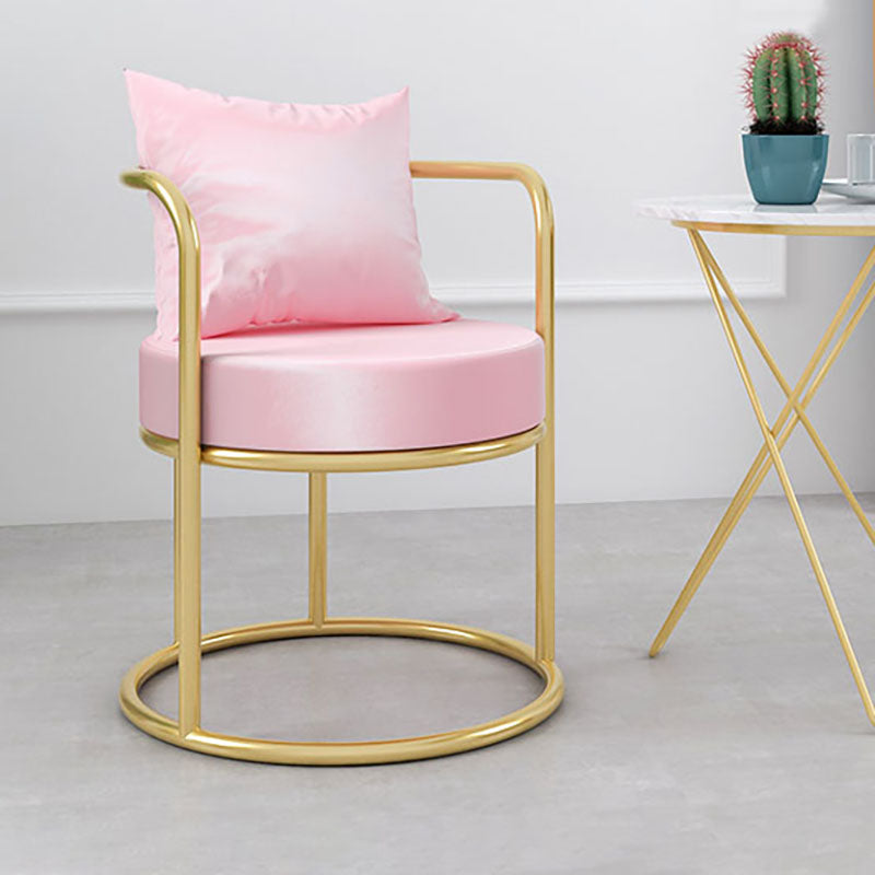 Scandinavian Design Open Back Dining Side Chairs Linen Fabric Dining Chair Clearhalo ' kitchen&dining_furn' 'Dining Chairs' 'Dining Tables & Seating' 'dining_chair' 'furn' 'furn_dining_chair' 'Furniture' 'furniture_dining_chair' 'Kitchen & Dining Furniture' 'kitchen' 4480917