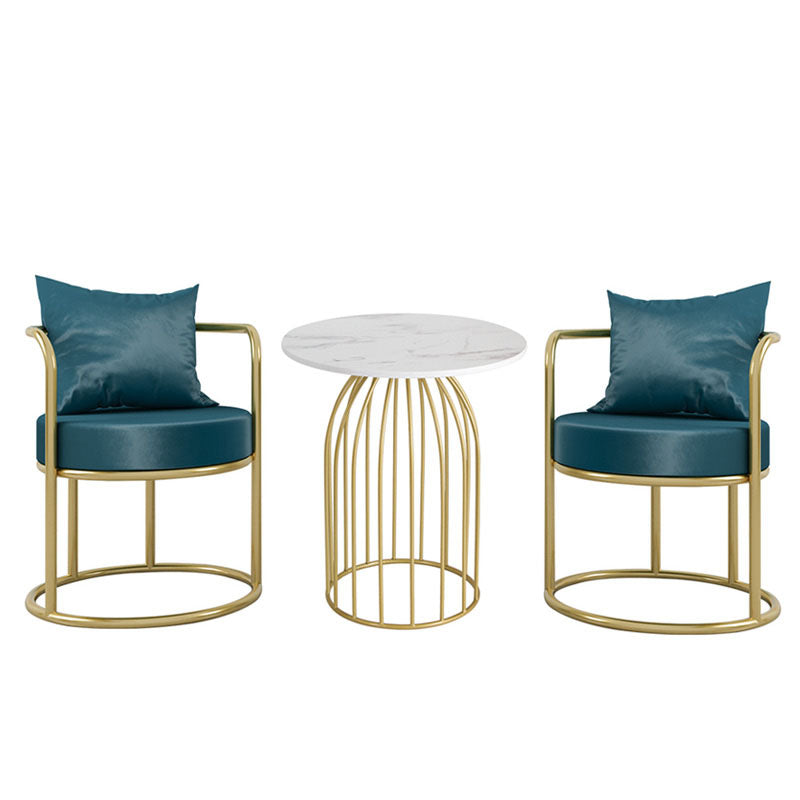 Scandinavian Design Open Back Dining Side Chairs Linen Fabric Dining Chair Clearhalo ' kitchen&dining_furn' 'Dining Chairs' 'Dining Tables & Seating' 'dining_chair' 'furn' 'furn_dining_chair' 'Furniture' 'furniture_dining_chair' 'Kitchen & Dining Furniture' 'kitchen' 4480919