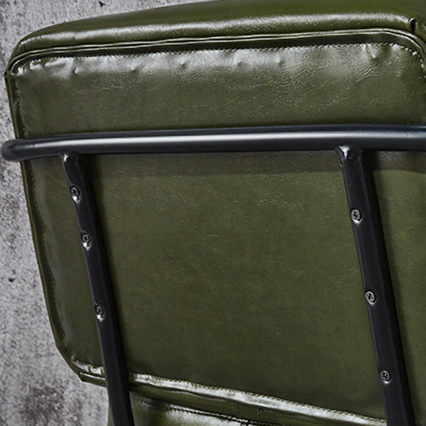 Industrial Metal Kitchen Dining Room Armchair Solid Back Chair Clearhalo ' kitchen&dining_furn' 'Dining Chairs' 'Dining Tables & Seating' 'dining_chair' 'Furniture' 'furniture_dining_chair' 'Kitchen & Dining Furniture' 'kitchen' 4480937