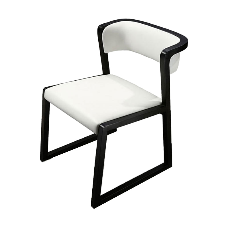 Contemporary Style Kitchen Wooden Dining Chair Open Back Dining Armless Side Chairs Clearhalo ' kitchen&dining_furn' 'Dining Chairs' 'Dining Tables & Seating' 'dining_chair' 'furn' 'furn_dining_chair' 'Furniture' 'furniture_dining_chair' 'Kitchen & Dining Furniture' 'kitchen' 4480960