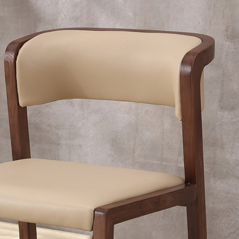 Contemporary Style Kitchen Wooden Dining Chair Open Back Dining Armless Side Chairs Clearhalo ' kitchen&dining_furn' 'Dining Chairs' 'Dining Tables & Seating' 'dining_chair' 'furn' 'furn_dining_chair' 'Furniture' 'furniture_dining_chair' 'Kitchen & Dining Furniture' 'kitchen' 4480963