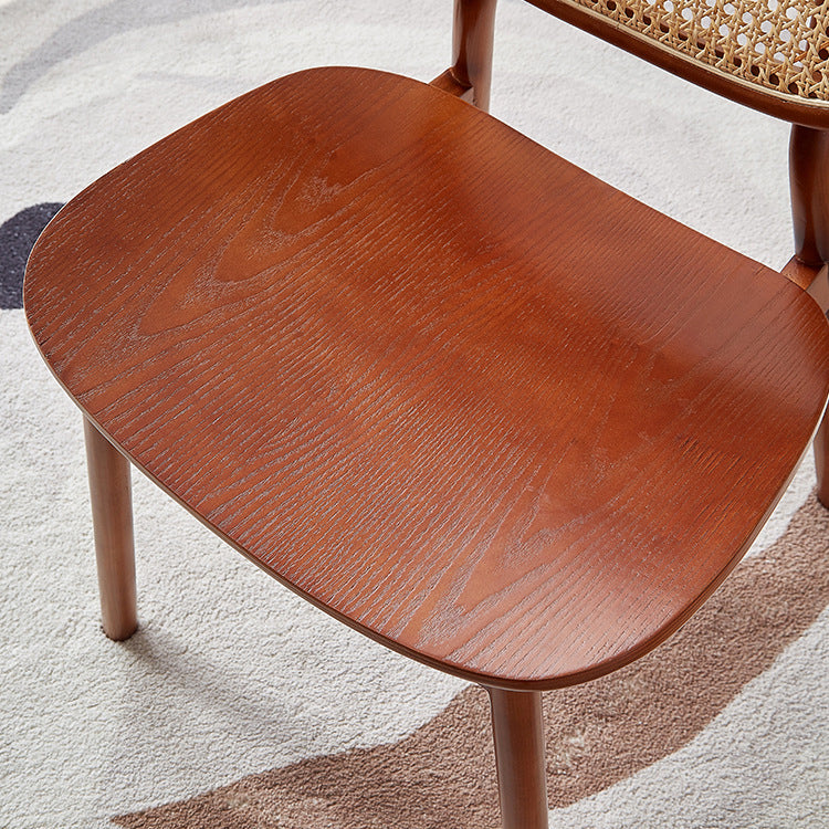 Contemporary Dining and Accent Chairs Solid Wood Open Back Armless Chair Clearhalo ' kitchen&dining_furn' 'Dining Chairs' 'Dining Tables & Seating' 'dining_chair' 'furn' 'furn_dining_chair' 'Furniture' 'furniture_dining_chair' 'Kitchen & Dining Furniture' 'kitchen' 4480976